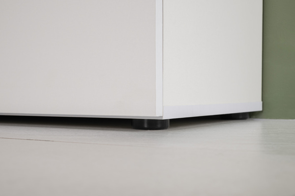 Гостиная Эйр композиция 2 белый PE шагрень, собирается на любую сторону