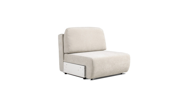 Диван-кровать угловой Тэдди 1505 композиция 2, букле Pique 010 светло-серый, модульная система, сборка на любую сторону