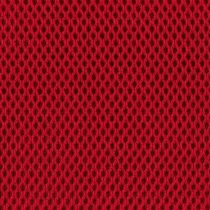 Кресло на колесах Флеш Рондо обивка ткань-сетка красный, подлокотники пластик, крестовина пластик, механизм профи