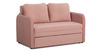 Диван-кровать прямой Юта (120) ТД 522 велюр Вивальди 27 пастельный коралловый